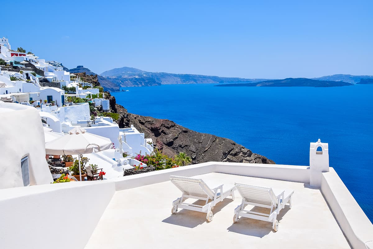 my Honeymoon View of Caldera